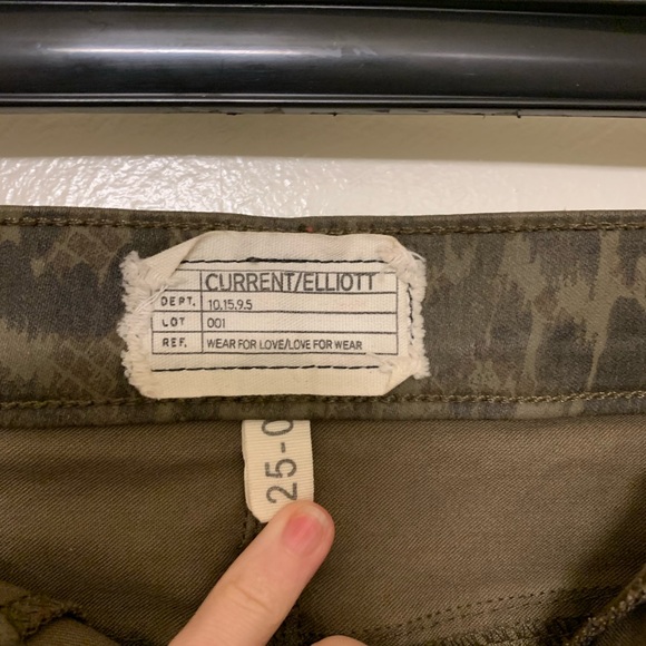 Current/Elliott zip leopard print stiletto skirt - Picture 4 of 4